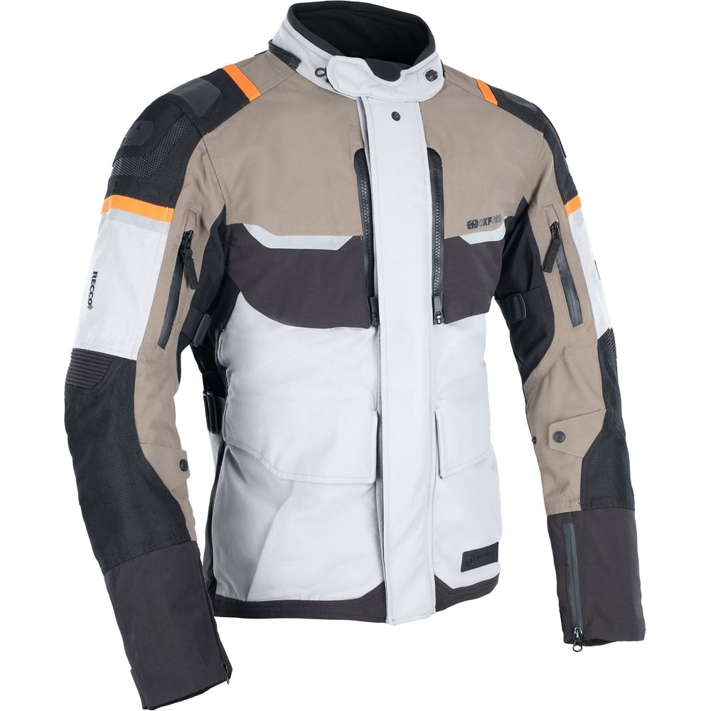 Oxford Stormland Dry2Dry Textile Jacket Desert / Black / Orange - ThrottleChimp