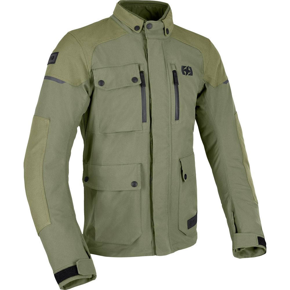 Oxford Barkston Dry2Dry Textile Jacket Khaki - ThrottleChimp