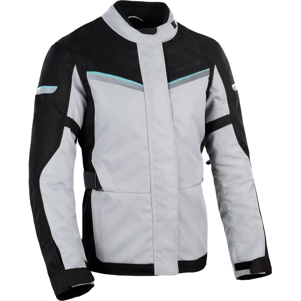 Oxford Dakota 3.0 Ladies Textile Jacket Arctic / Black / Teal - ThrottleChimp