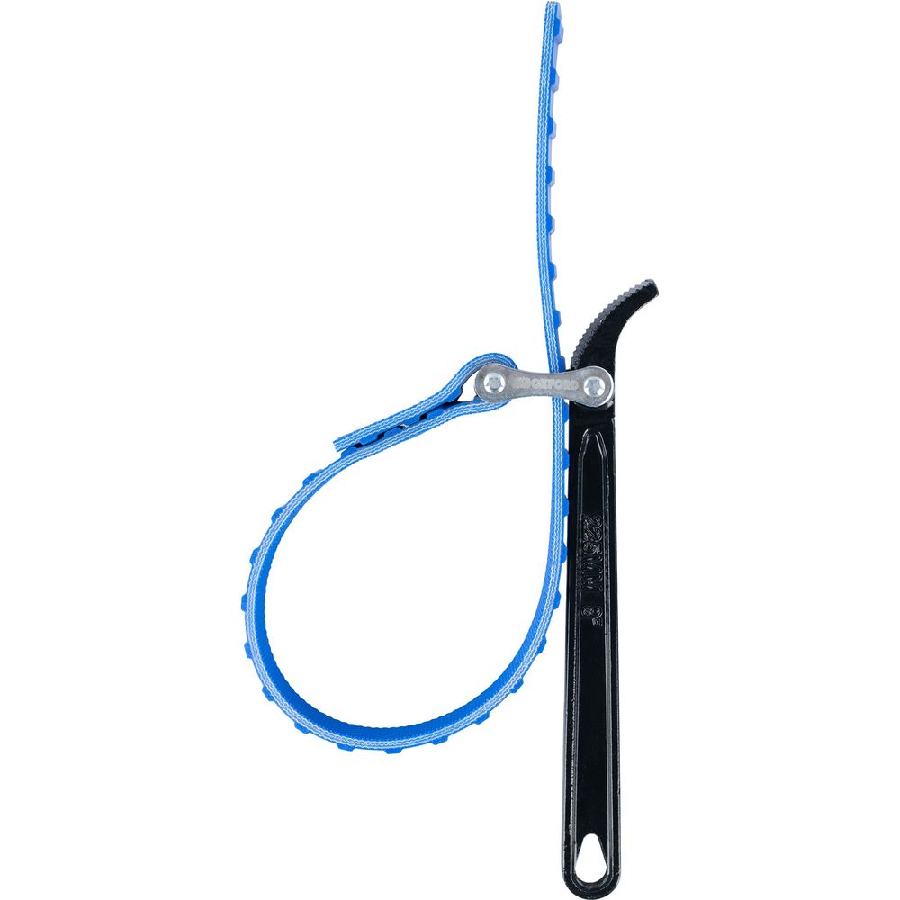 Oxford Strap Wrench Blue / Black For Oil Filters - 50 - 120mm - ThrottleChimp