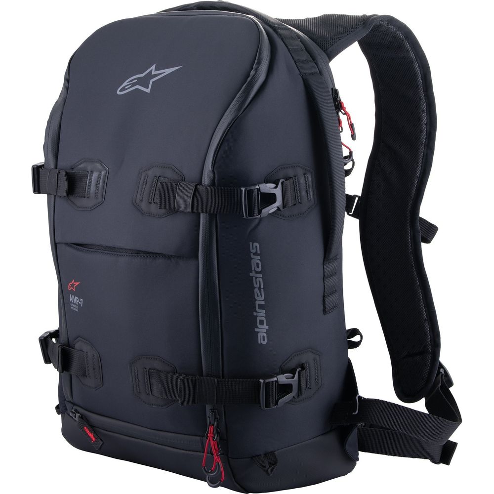 Alpinestars AMP 7 Backpack Black / Black - 22 Litres - ThrottleChimp