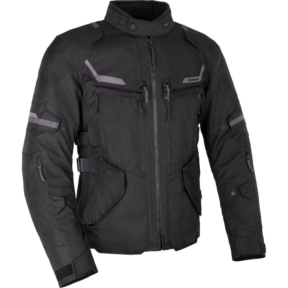 Oxford Rockland Textile Jacket Black - ThrottleChimp