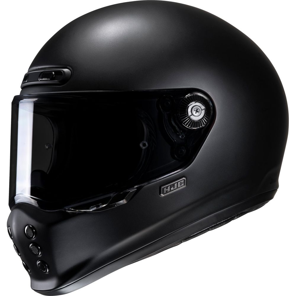 HJC V10 Full Face Helmet Matt Black FREE 1 YEAR Returns, FREE UK Delivery | ThrottleChimp