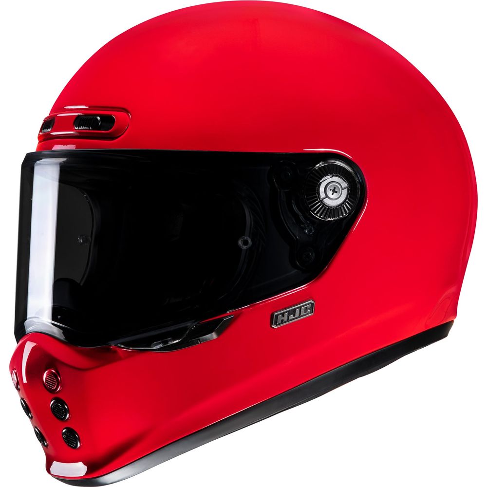 HJC V10 Full Face Helmet MC1 Deep Red - ThrottleChimp