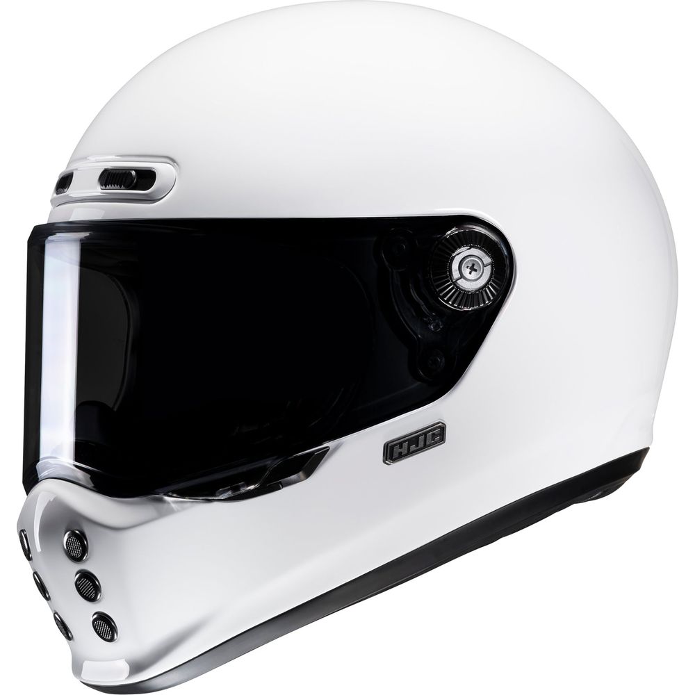 HJC V10 Full Face Helmet White - ThrottleChimp