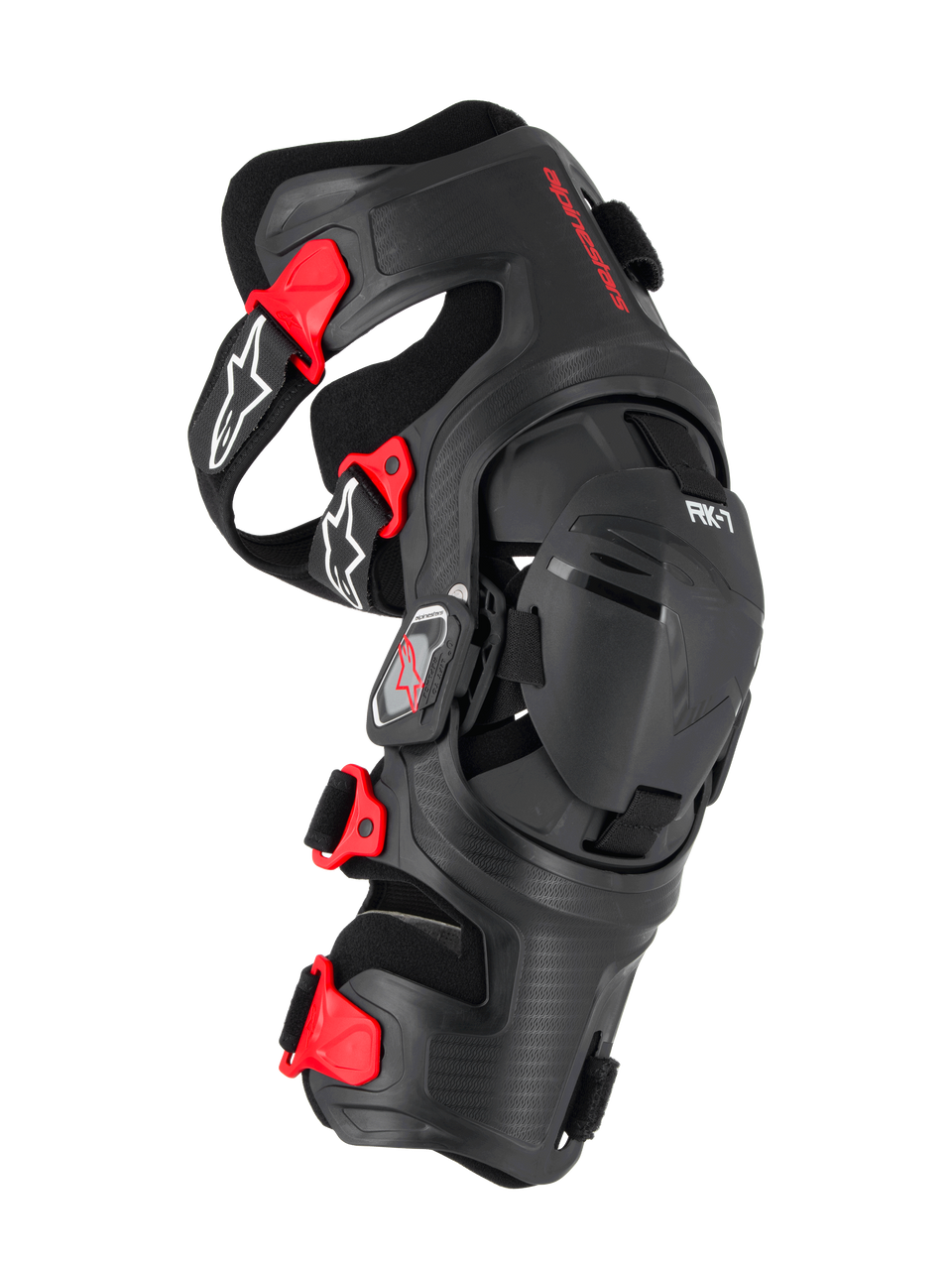 Alpinestars RK-7 Plasma Knee Braces Black / Red FREE 1 YEAR Returns, FREE UK Delivery | ThrottleChimp