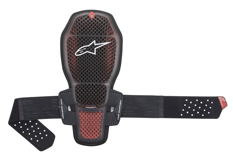 Alpinestars Nucleon KR-R Cell Back Protector Transparent Smoke / Red / Black FREE 1 YEAR Returns, FREE UK Delivery | ThrottleChimp