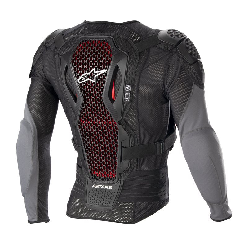 Alpinestars Bionic Plus V2 Protection Jacket Black / Anthracite / Red FREE 1 YEAR Returns, FREE UK Delivery | ThrottleChimp