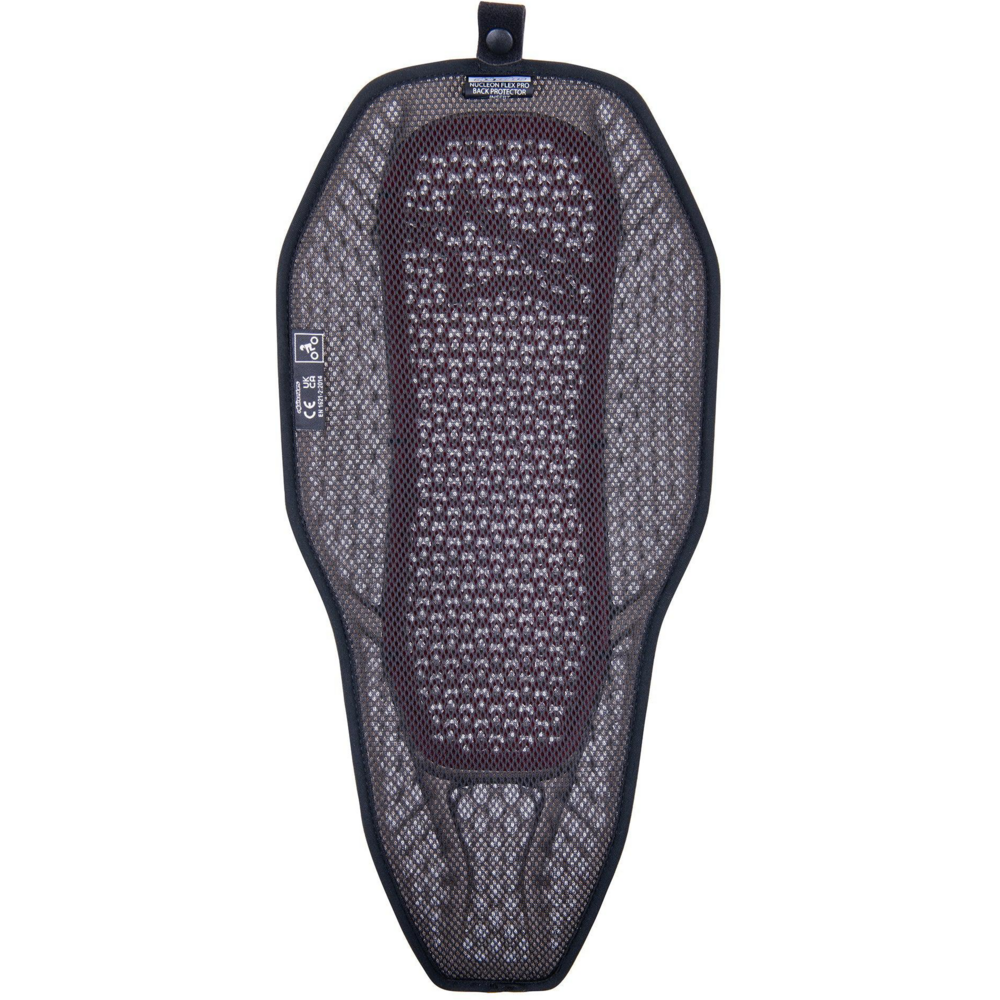 Alpinestars Nucleon Flex Proi Full Back Protector Insert Transparent Smoke / Red (Image 2) - ThrottleChimp