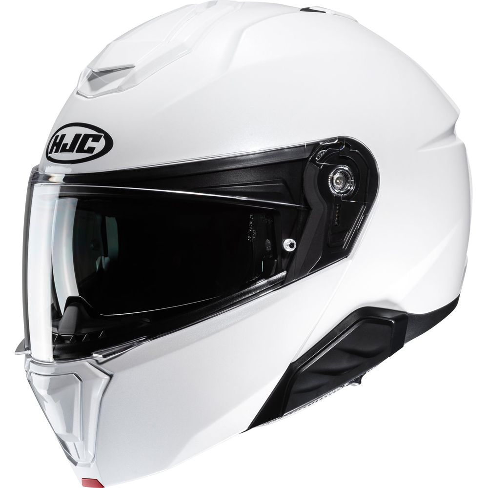 HJC I91 Flip-Up Helmet Pearl White FREE 1 YEAR Returns, FREE UK Delivery | ThrottleChimp