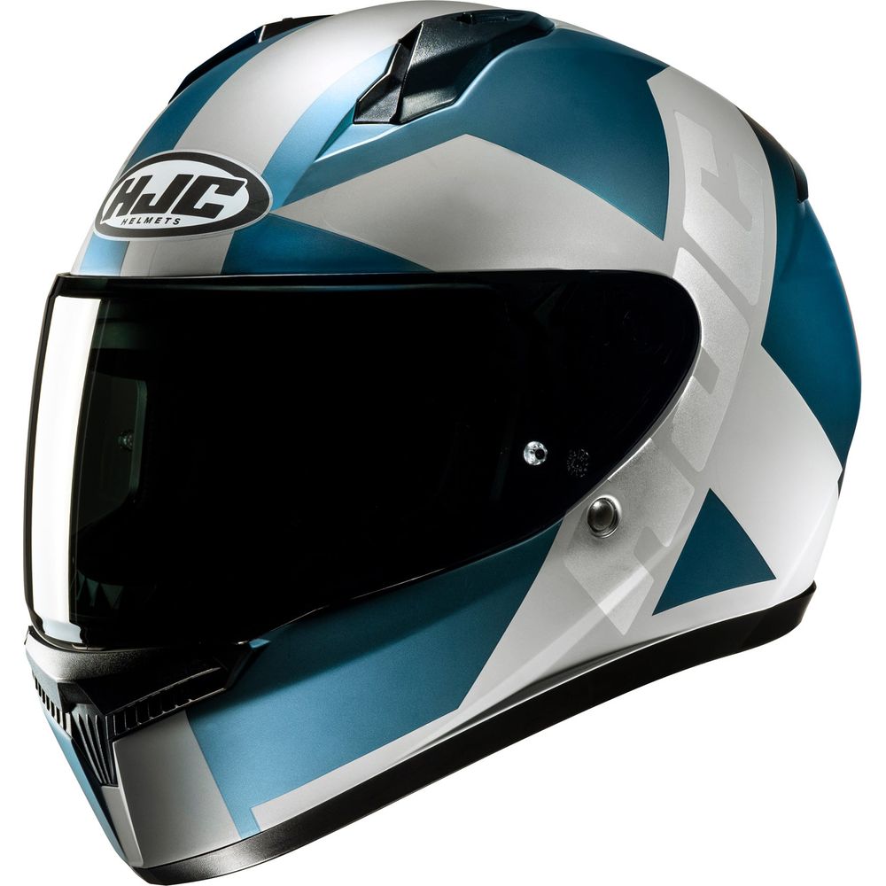 HJC C10 Tez Full Face Helmet MC2SF Blue FREE 1 YEAR Returns, FREE UK Delivery | ThrottleChimp