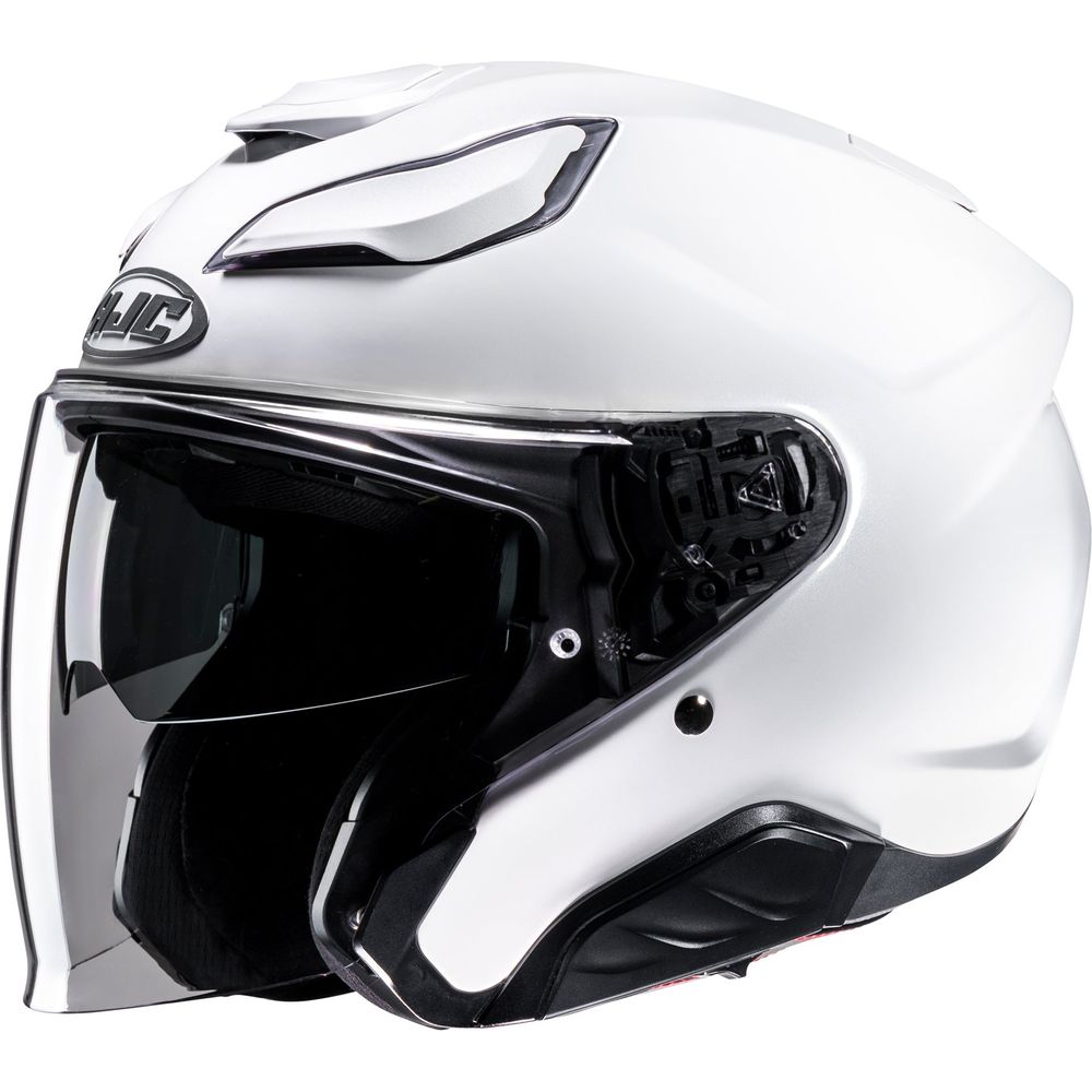 HJC F31 Open Face Helmet Pearl White FREE 1 YEAR Returns, FREE UK Delivery | ThrottleChimp