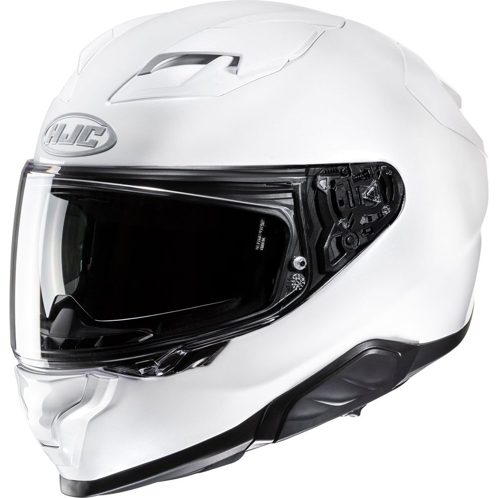 HJC F71 Full Face Helmet Pearl White FREE 1 YEAR Returns, FREE UK Delivery | ThrottleChimp