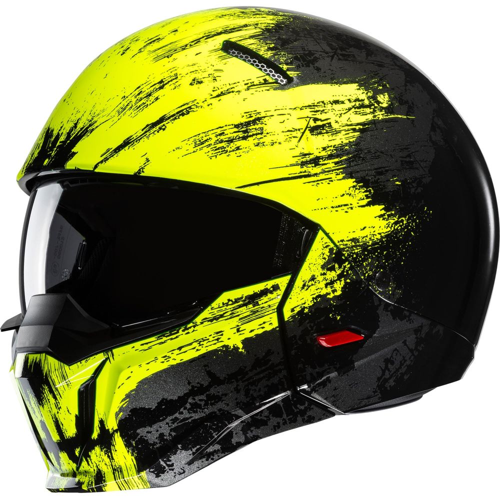 HJC I20 Furia Open Face Helmet MC3H Yellow FREE 1 YEAR Returns, FREE UK Delivery | ThrottleChimp