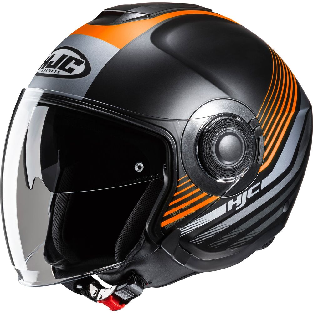 HJC I40N Dova Open Face Helmet MC7SF Orange FREE 1 YEAR Returns, FREE UK Delivery | ThrottleChimp