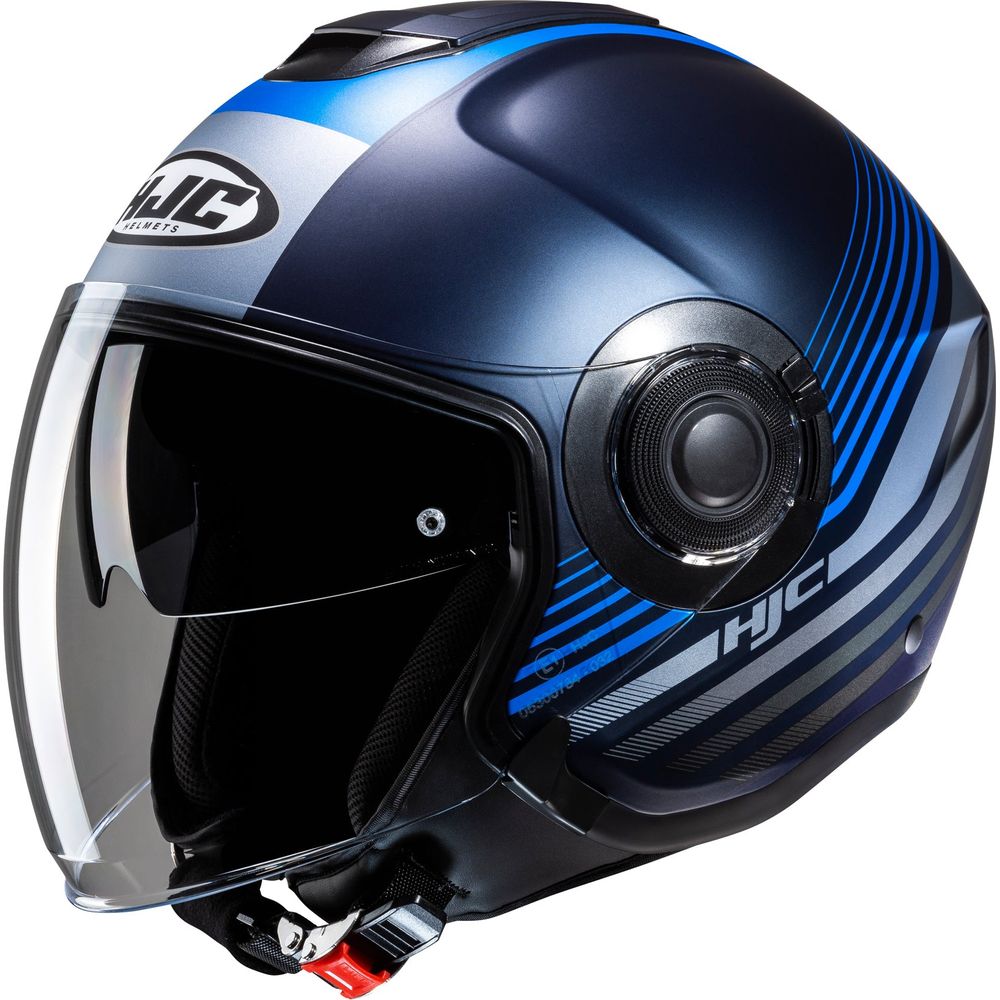 HJC I40N Dova Open Face Helmet MC2SF Blue FREE 1 YEAR Returns, FREE UK Delivery | ThrottleChimp