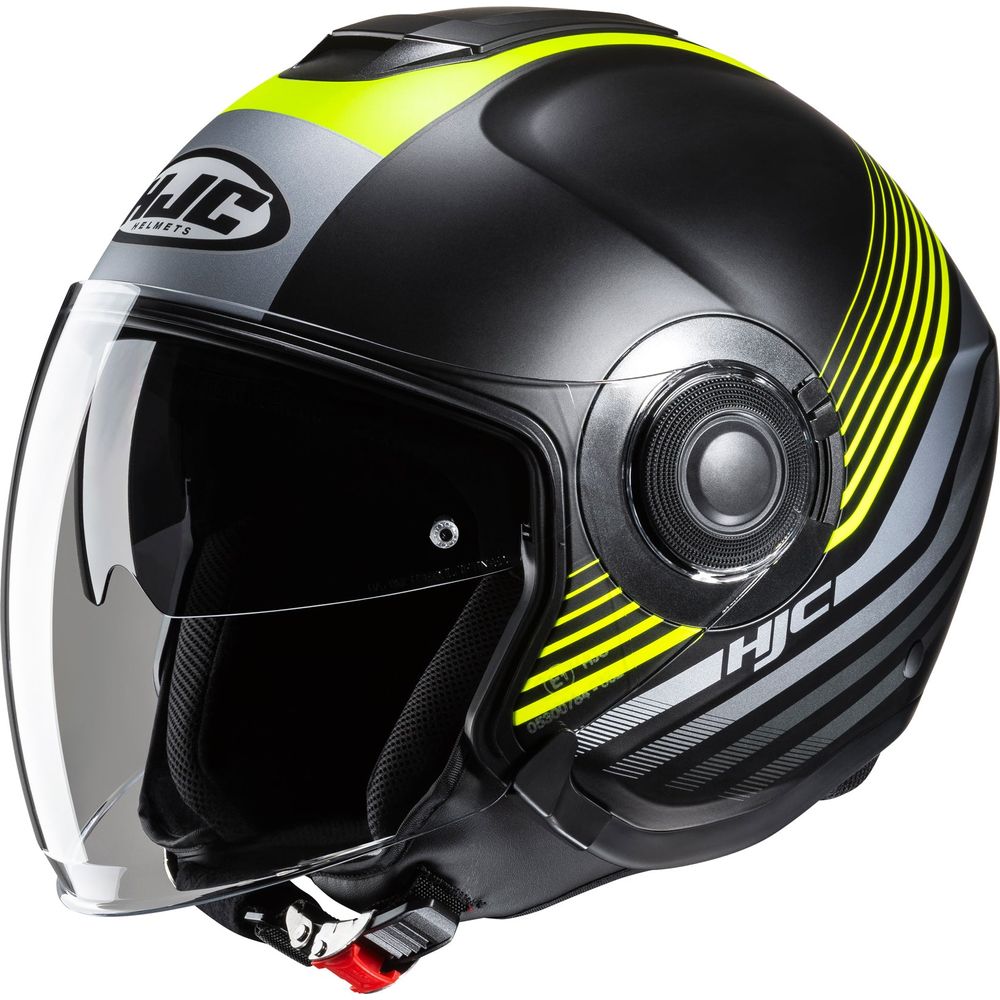 HJC I40N Dova Open Face Helmet MC3HSF Yellow FREE 1 YEAR Returns, FREE UK Delivery | ThrottleChimp