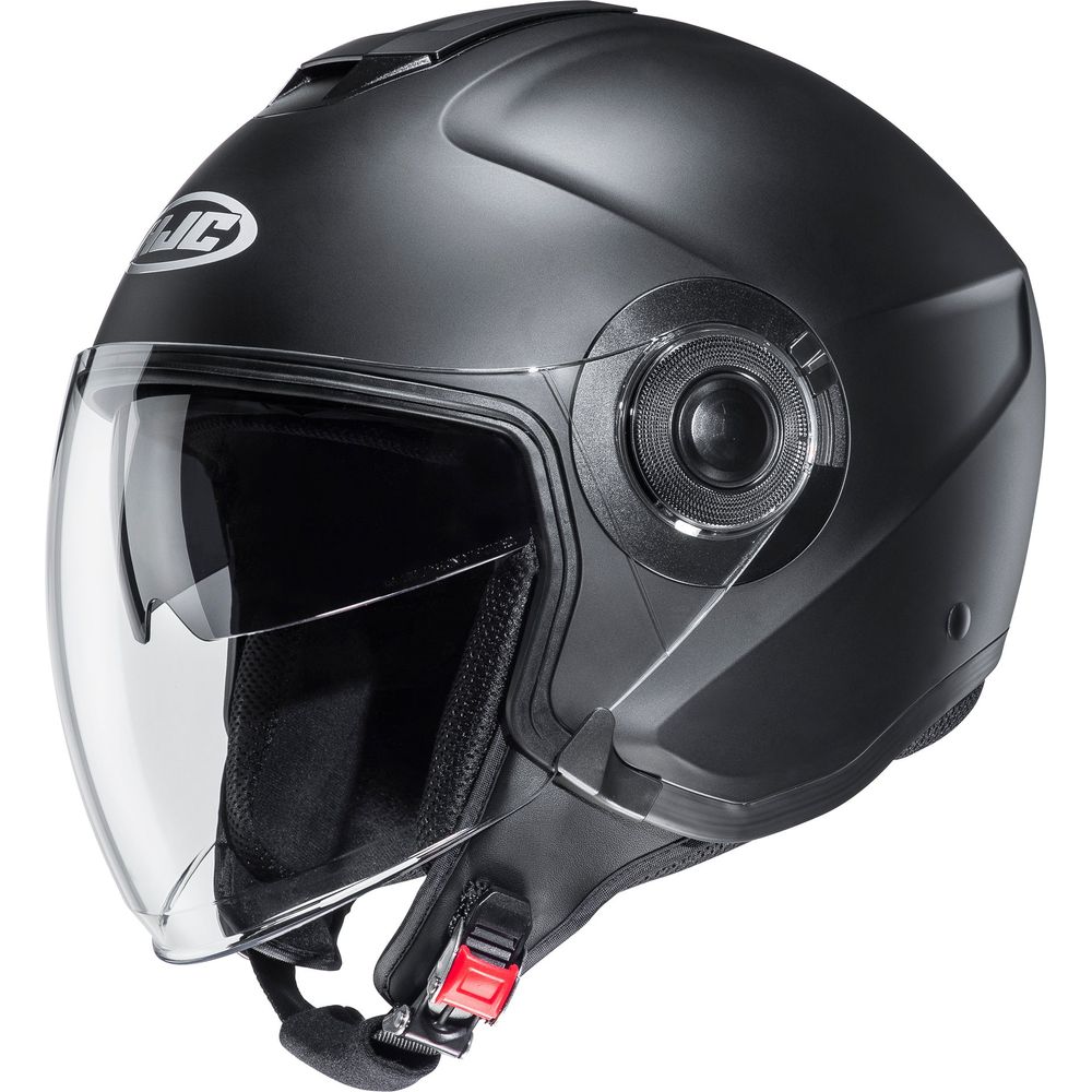 HJC I40N Open Face Helmet Matt Black FREE 1 YEAR Returns, FREE UK Delivery | ThrottleChimp