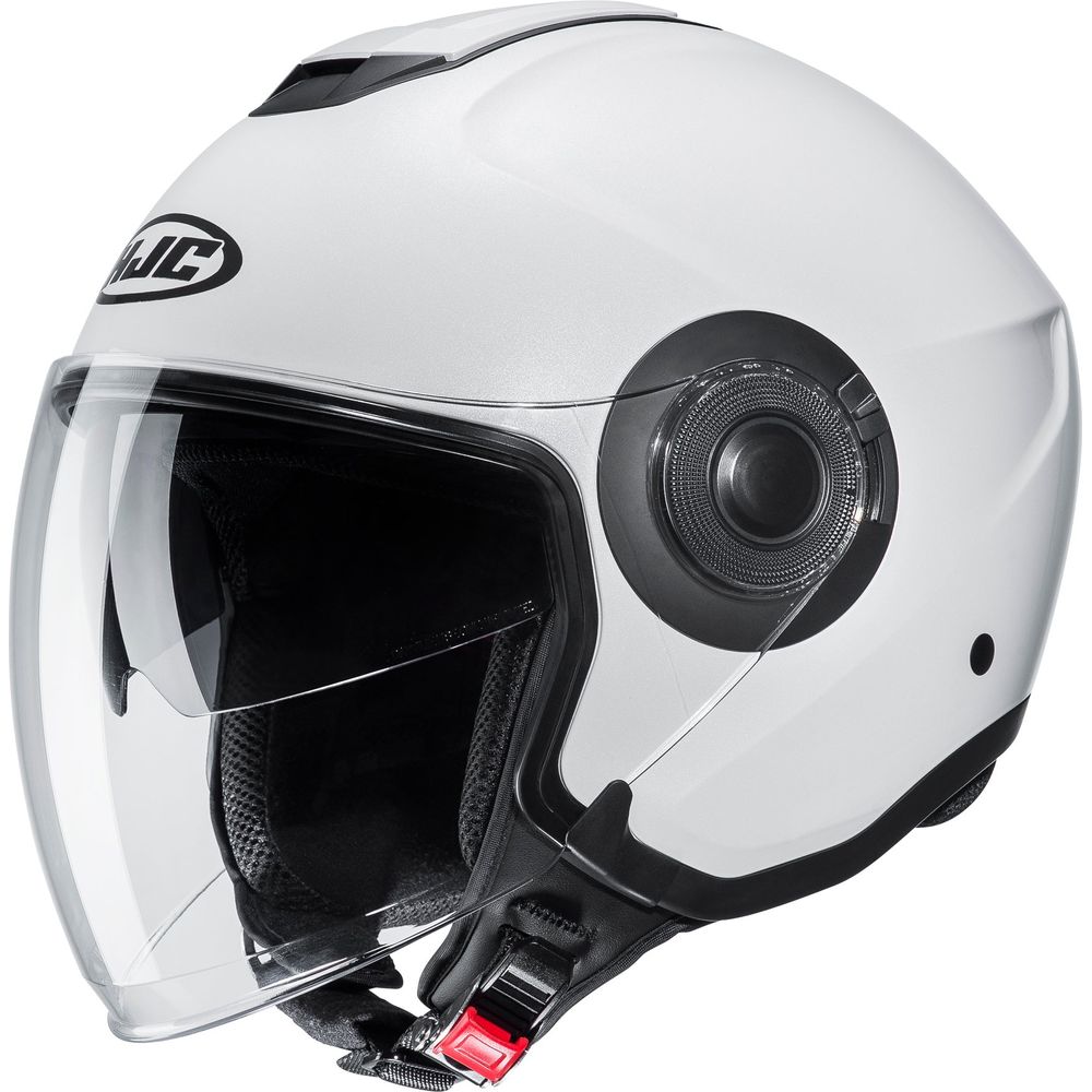 HJC I40N Open Face Helmet Pearl White - ThrottleChimp