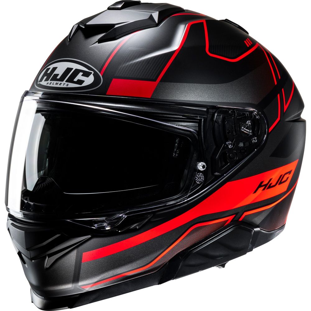 HJC I71 Iorix Full Face Helmet MC1SF Red FREE 1 YEAR Returns, FREE UK Delivery | ThrottleChimp