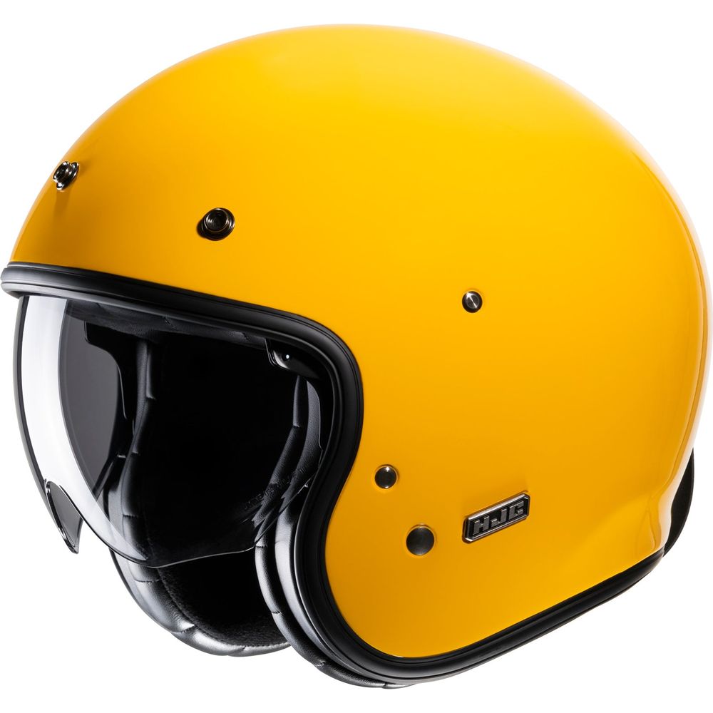 HJC V31 Open Face Helmet Yellow FREE 1 YEAR Returns, FREE UK Delivery | ThrottleChimp