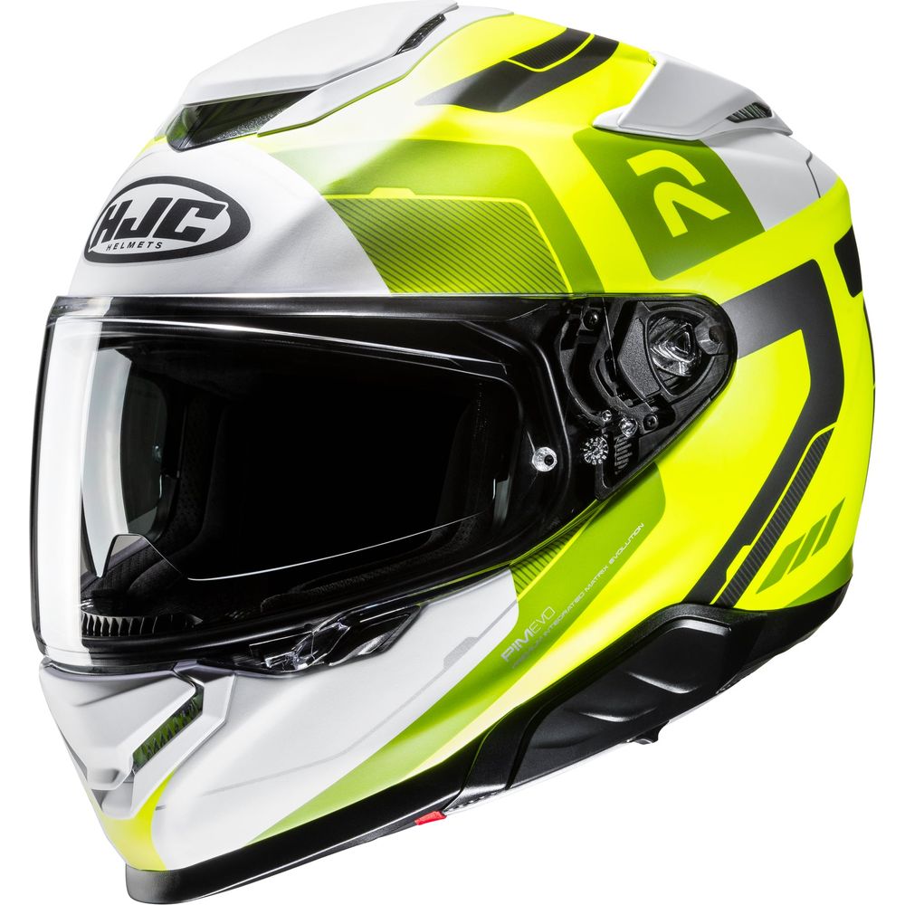 HJC RPHA 71 Cozad Full Face Helmet MC3HSF Fluo Yellow - ThrottleChimp