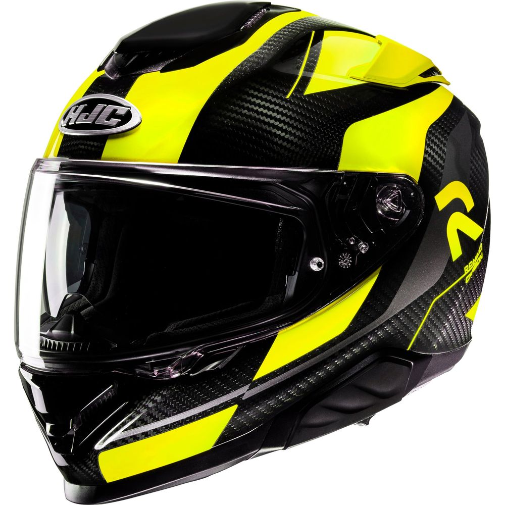 HJC RPHA 71 Hamil Carbon Full Face Helmet MC3H Fluo Yellow - ThrottleChimp