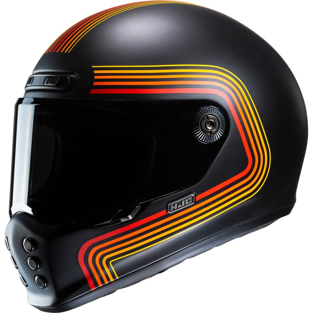 HJC V10 Foni Full Face Helmet MC1SF Red FREE 1 YEAR Returns, FREE UK Delivery | ThrottleChimp