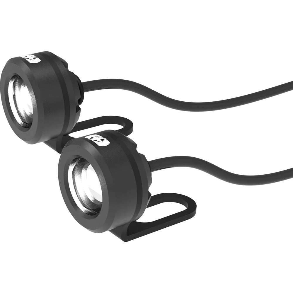 Oxford Front Run Lights Black - ThrottleChimp