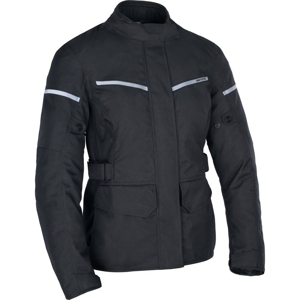 Spartan Waterproof Ladies Long Textile Jacket Black - ThrottleChimp