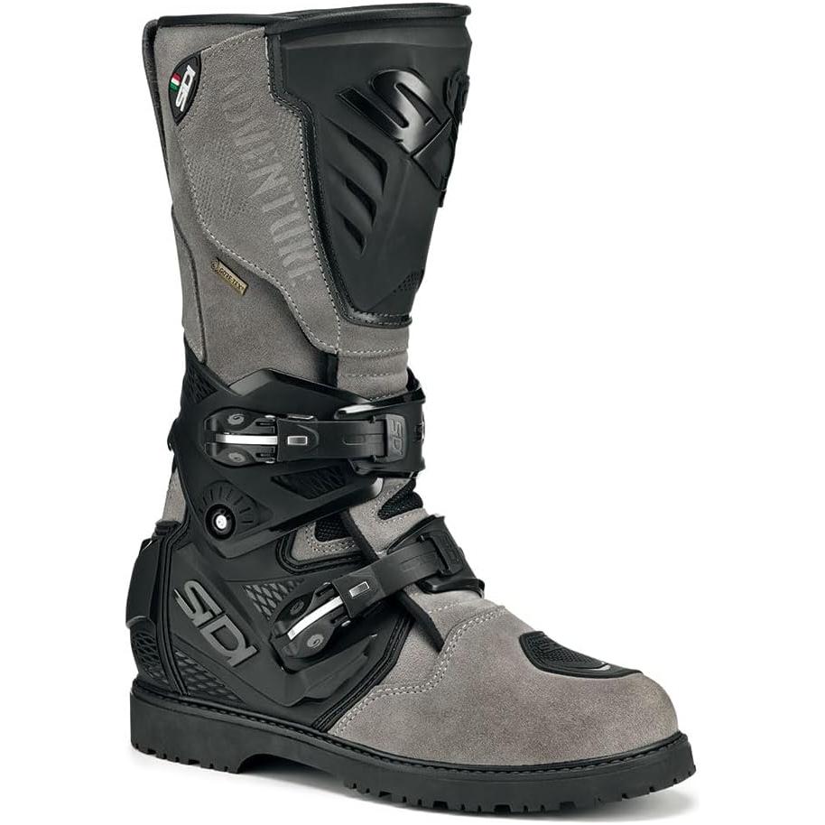 Sidi Adventure 2 Gore-Tex CE Boots Grey / Black (Image 2) - ThrottleChimp