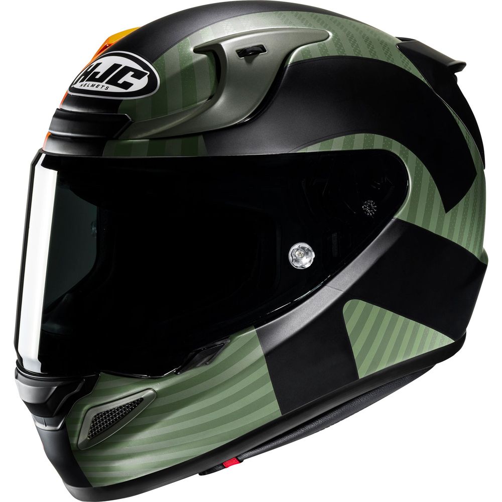 HJC RPHA 12 Ottin Full Face Helmet MC47SF Orange / Black / Green FREE 1 YEAR Returns, FREE UK Delivery | ThrottleChimp