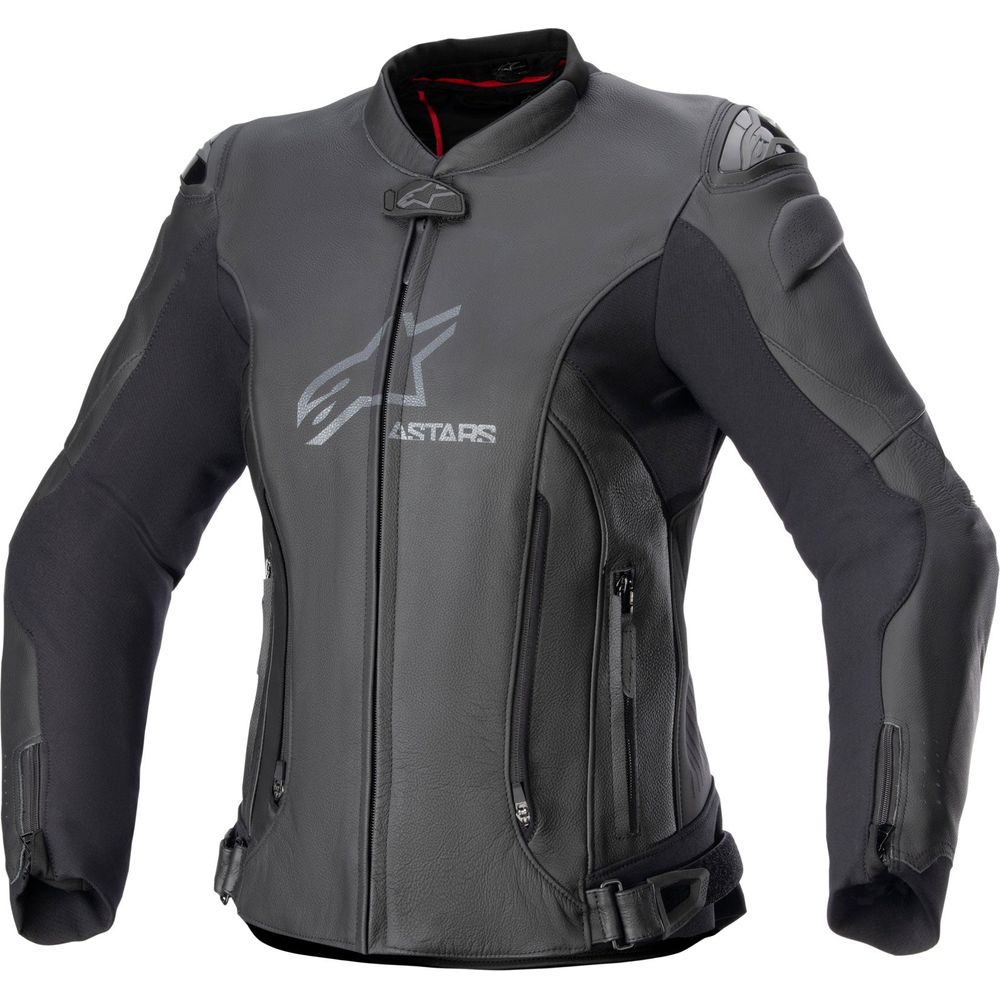 Alpinestars Stella GP Plus V4 Ladies Leather Jacket Black / Black - ThrottleChimp