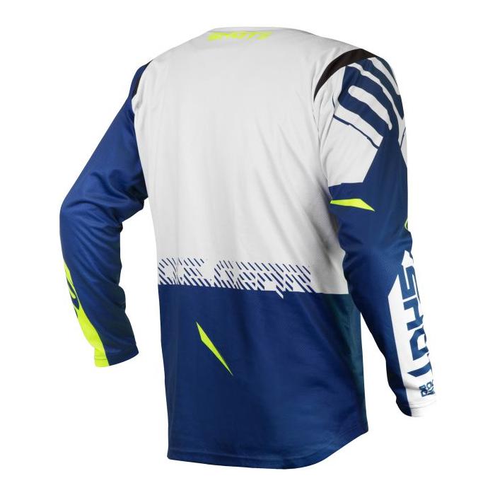 Shot Contact MX Jersey Trust Blue / White (Image 2) - ThrottleChimp