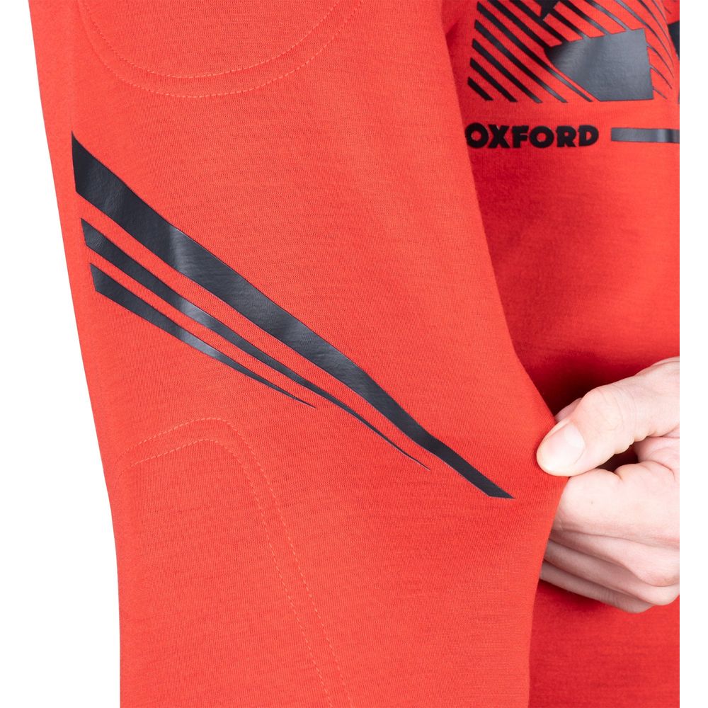 Oxford Super 2.0 Hoodie Sports Red FREE 1 YEAR Returns, FREE UK Delivery | ThrottleChimp