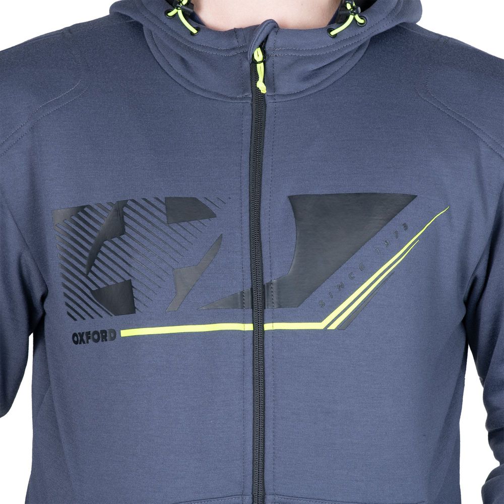 Oxford Super 2.0 Hoodie Sports Grey (Image 9) - ThrottleChimp