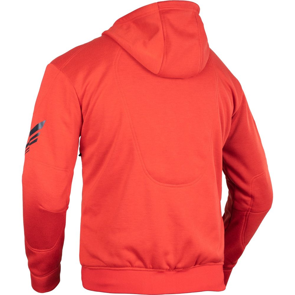 Oxford Super 2.0 Hoodie Sports Red (Image 2) - ThrottleChimp