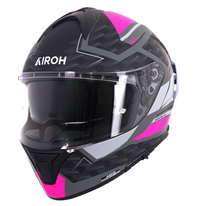 Airoh Spark 2 Full Face Helmet Zenith Matt Pink FREE 1 YEAR Returns, FREE UK Delivery | ThrottleChimp