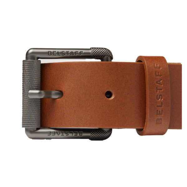 Belstaff Roller Buckle Belt Earth Brown FREE 1 YEAR Returns, FREE UK Delivery | ThrottleChimp