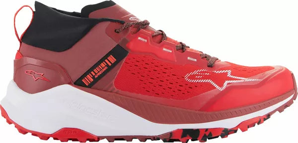 Alpinestars Meta XR V2 Shoes Bright Red / Dark Red / White FREE 1 Year Return, FREE UK Shipping | ThrottleChimp