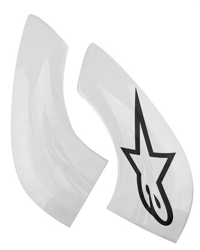 Alpinestars Chin Plate For BNS Pro White / Black FREE 1 YEAR Returns, FREE UK Delivery | ThrottleChimp