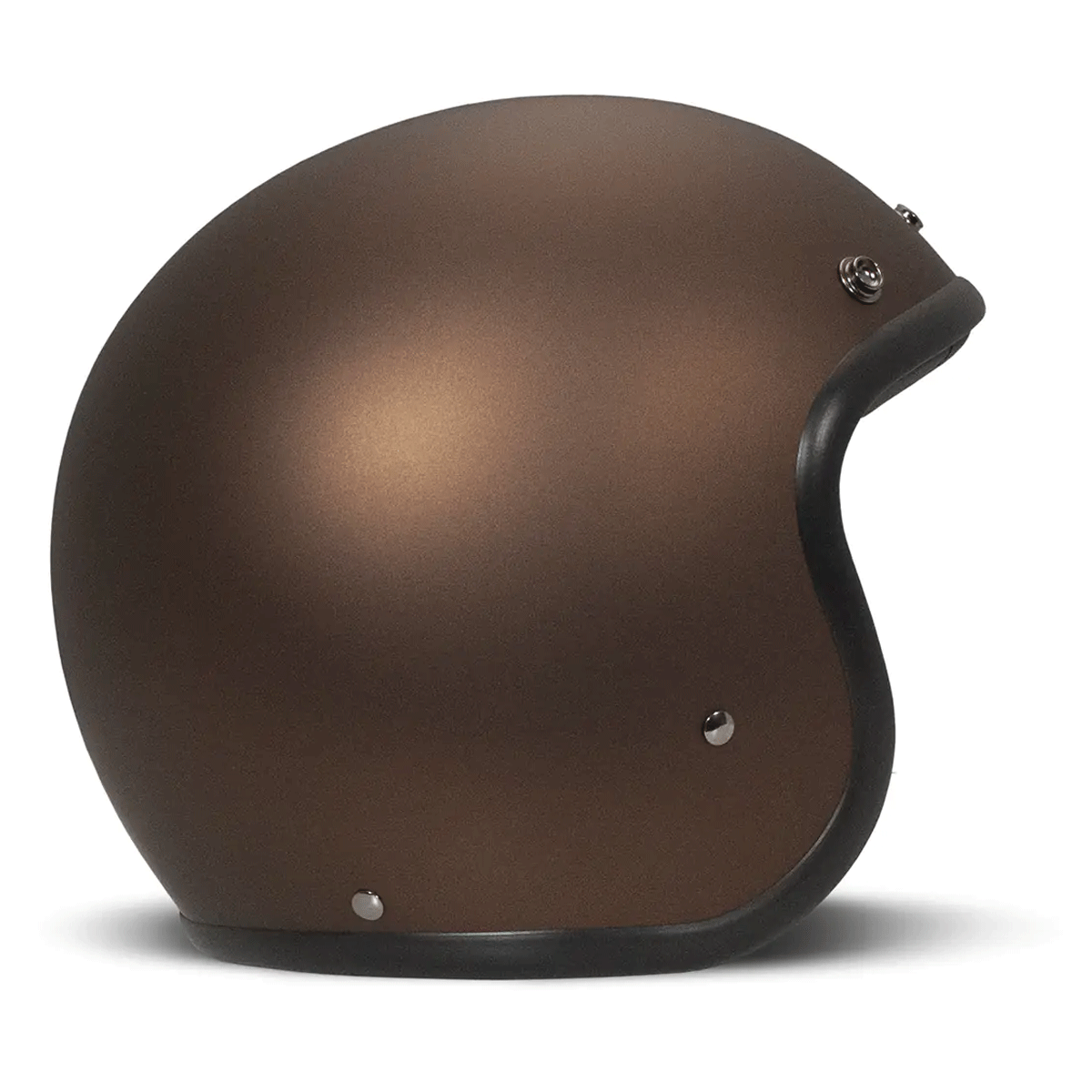 DMD Retro Jet Open Face Helmet Caffe FREE UK Delivery, FREE 365 Day Returns | Moto Central