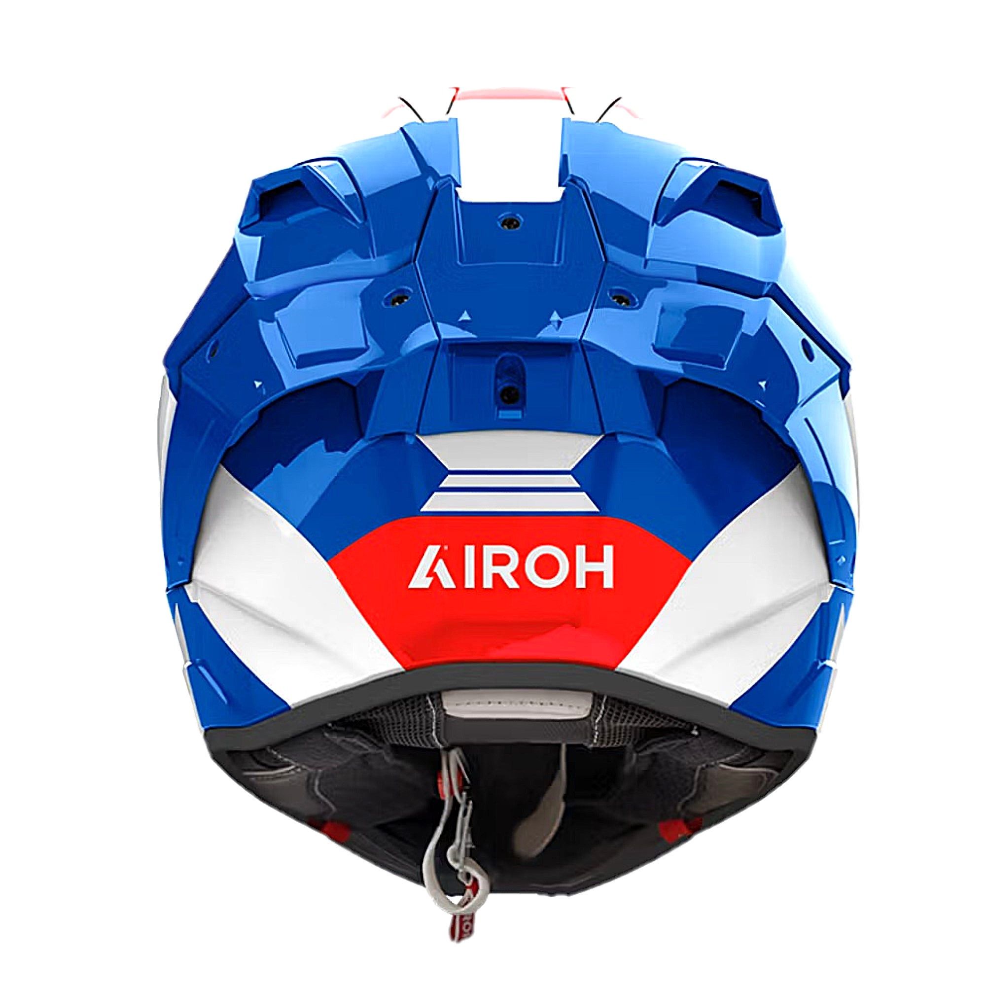 Airoh GP-800 Full Face Helmet Competition Gloss Blue / Red FREE 1 YEAR Returns, FREE UK Delivery | ThrottleChimp