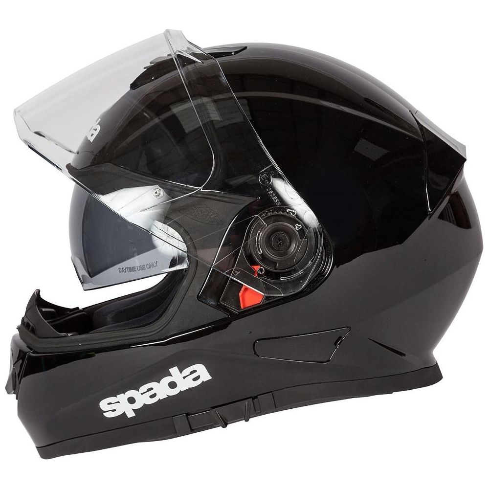 Spada RP-One Plain Full Face Helmet Black FREE 1 YEAR Returns, FREE UK Delivery | ThrottleChimp