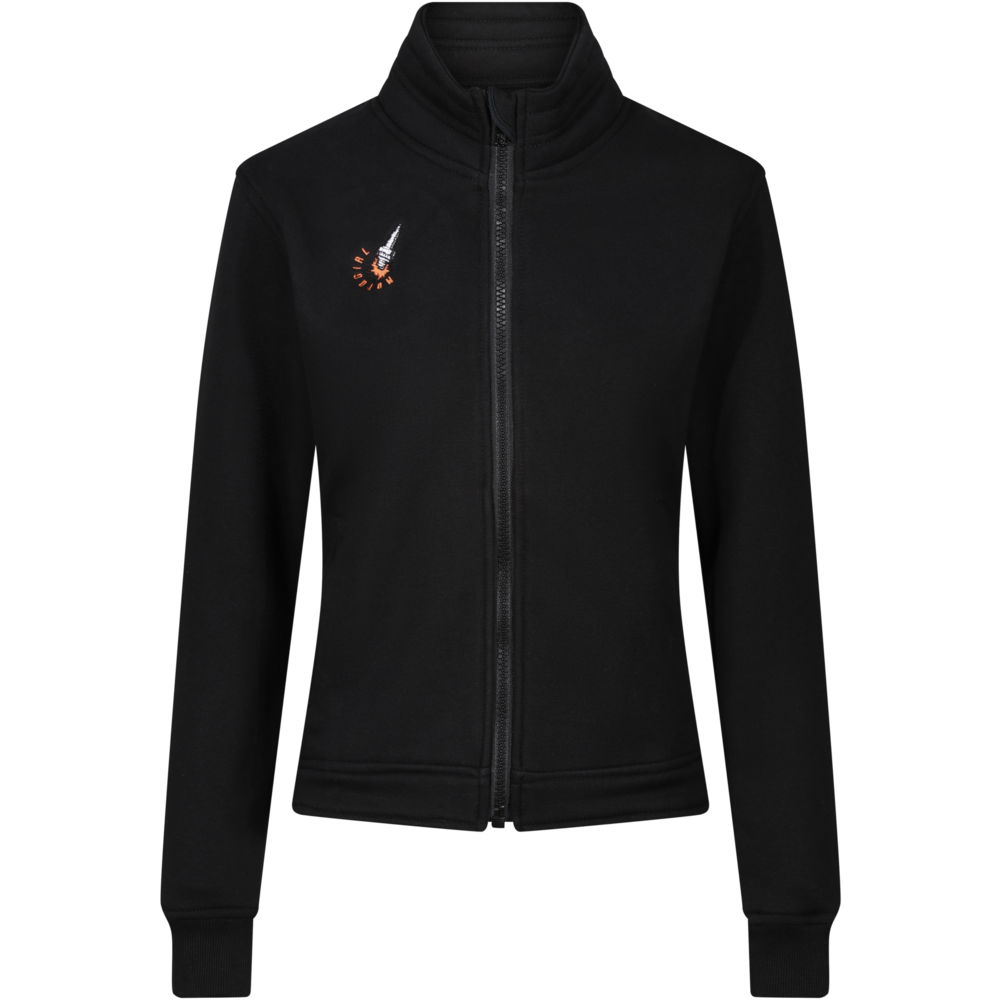 MotoGirl Spark Ladies Sweatshirt Black - ThrottleChimp