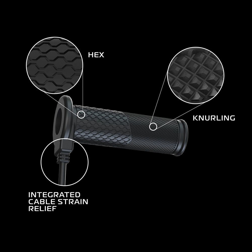 Oxford Pro Touring HotGrips Black (Image 10) - ThrottleChimp