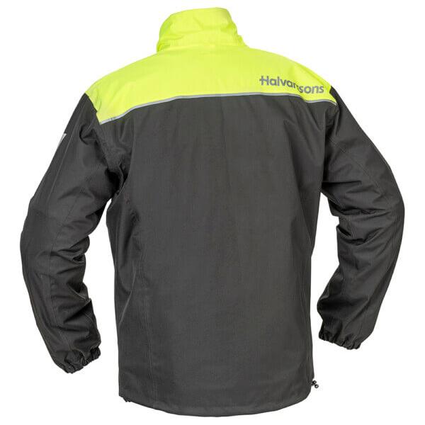 Halvarssons Bofallet Rain Over Jacket Black / Yellow (Image 2) - ThrottleChimp