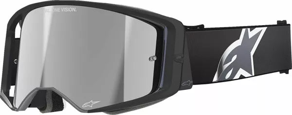 Alpinestars Supertech Corp Goggles Black / Grey / Mirror Silver FREE 1 Year Return, FREE UK Shipping | ThrottleChimp