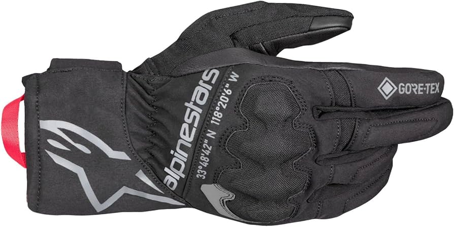 Alpinestars Crestone Gore-Tex Insulated Gloves Black FREE 1 Year Return, FREE UK Shipping | ThrottleChimp