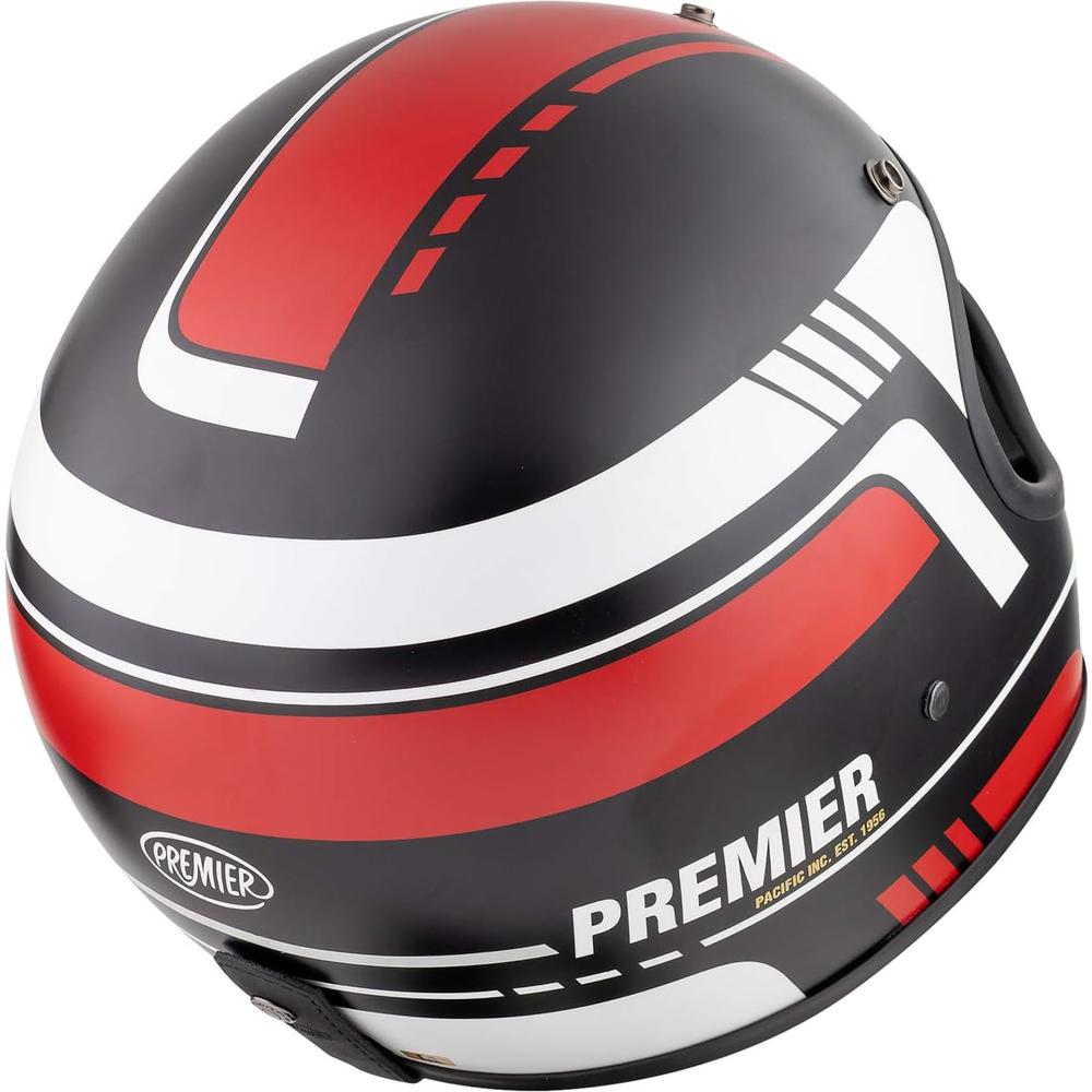 Premier MX BL 92 Full Face Helmet Black / Red (Image 4) - ThrottleChimp